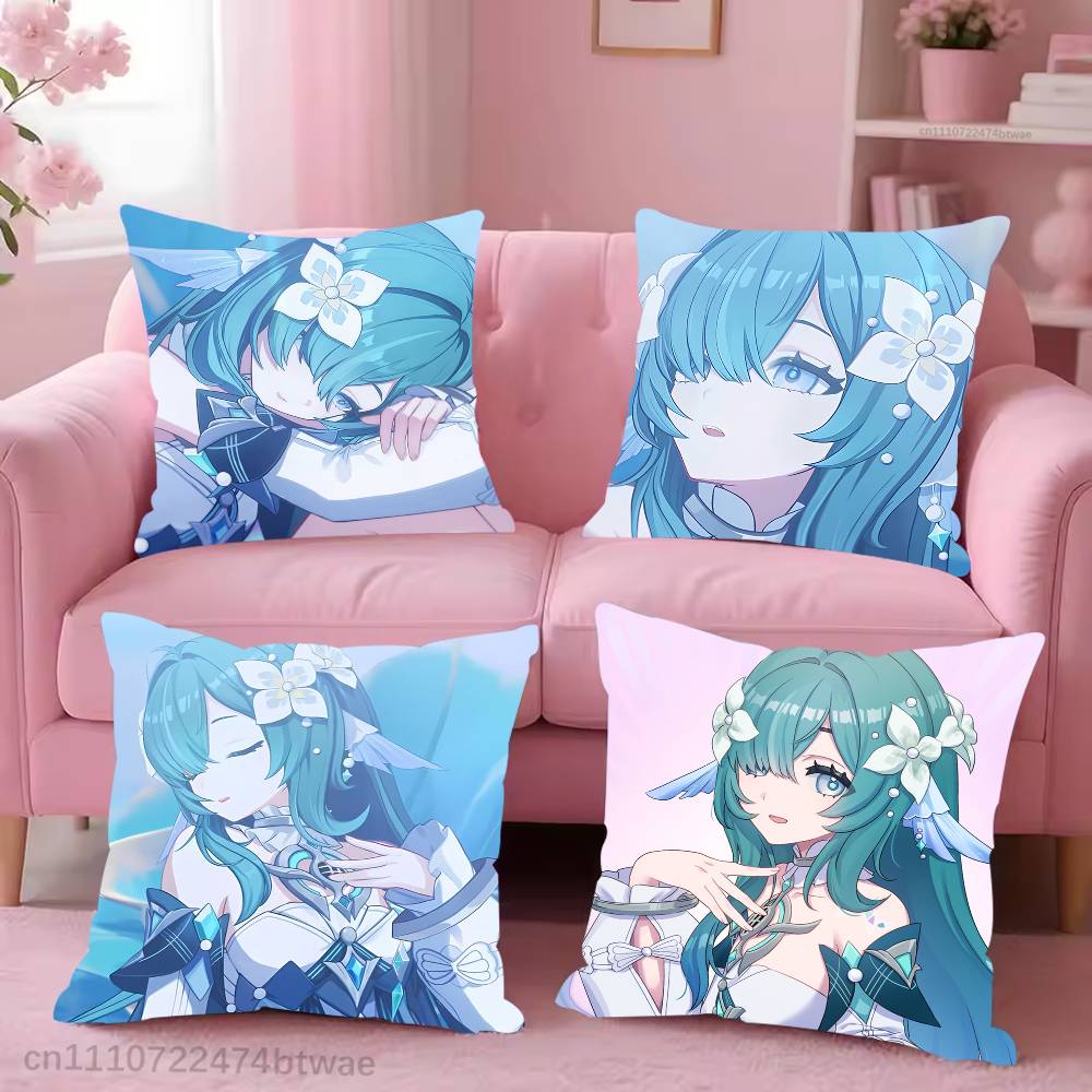 Home.Textiles Cushion - Funda de almohada Genshin Imapct 7,1
