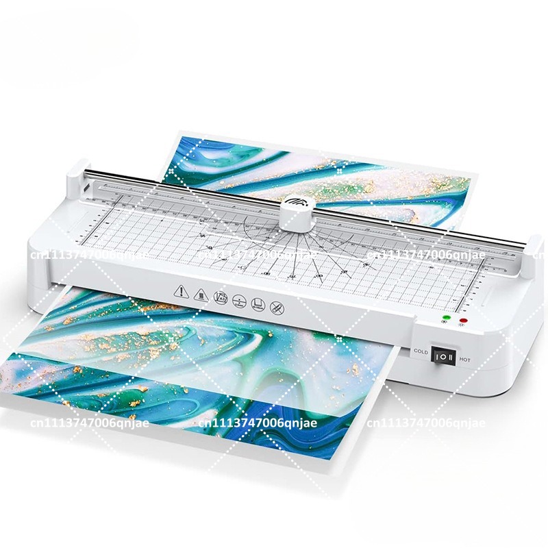 Home Textiles Fabric - Laminadora A3 con Cortador Incorporado, Máquina