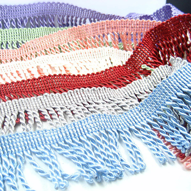 Home.Textiles Cushion - Adorno de borla de cuerda trenzada