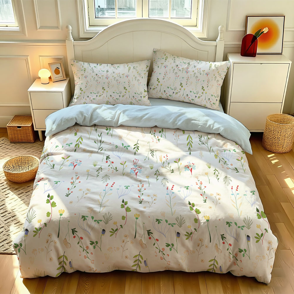 Home Textiles Bedding - Juego de Funda Nórdica con Estampado