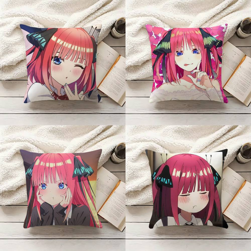 Home.Textiles Cushion - Funda de almohada de Anime N-Nino