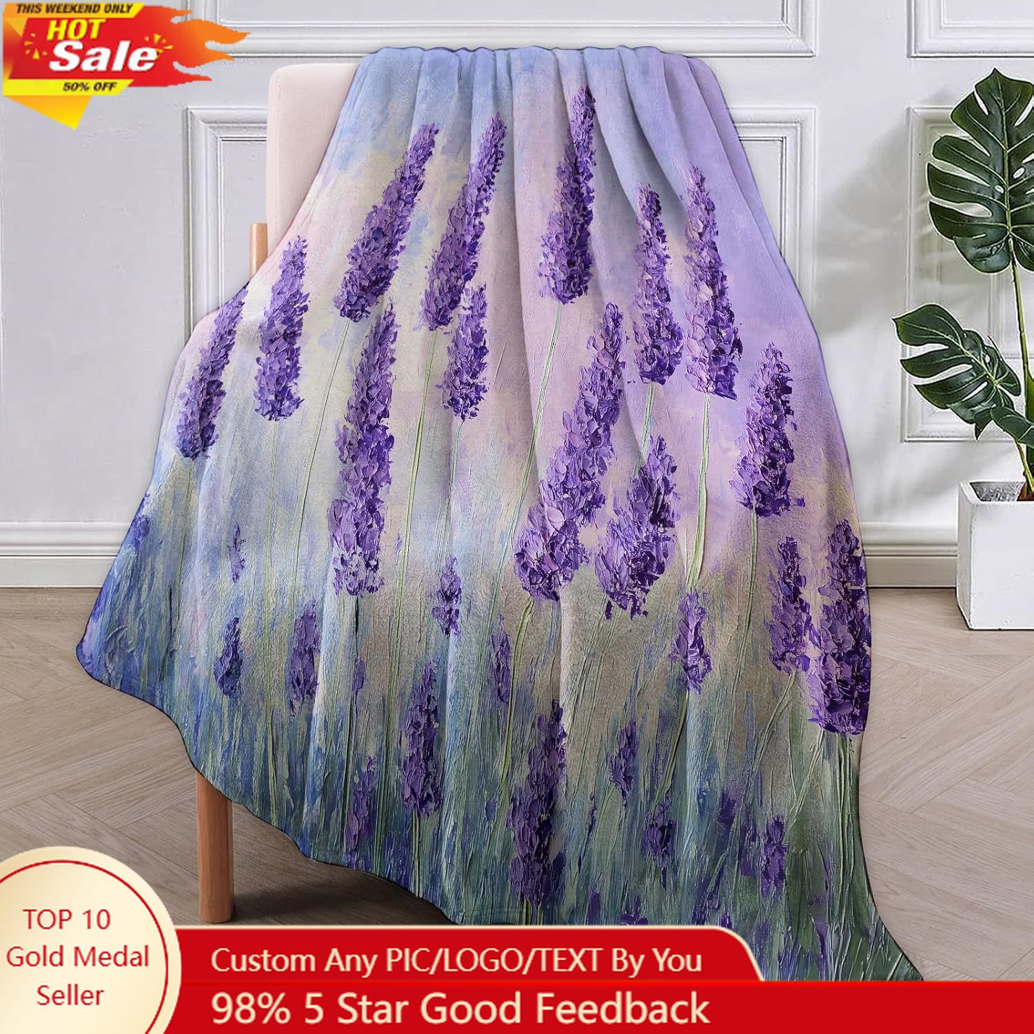 Home Textiles And Decor - Manta de franela Camper, regalos de