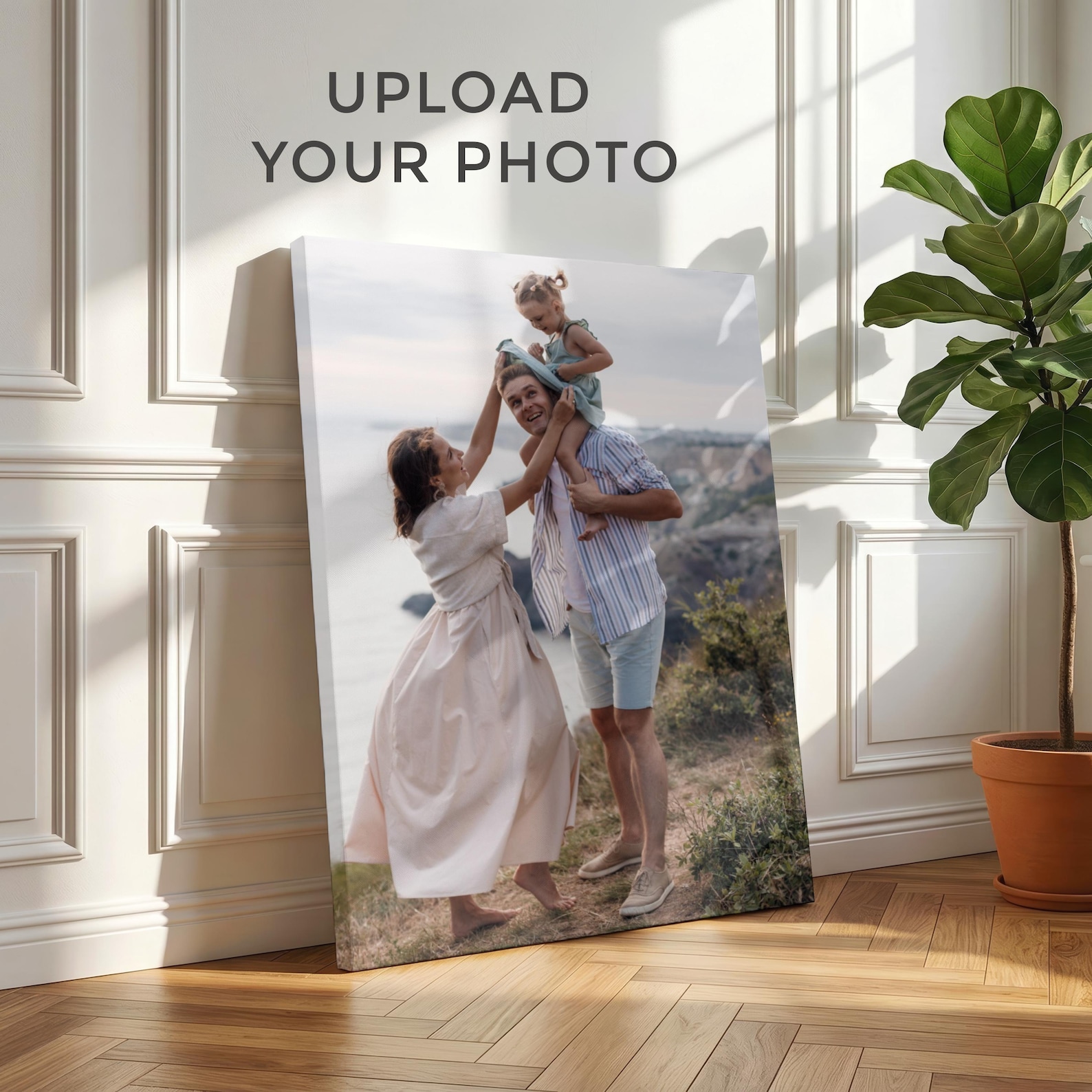 Home Textiles And Decor - Lienzo Fotográfico Personalizado, Arte Mural Familiar