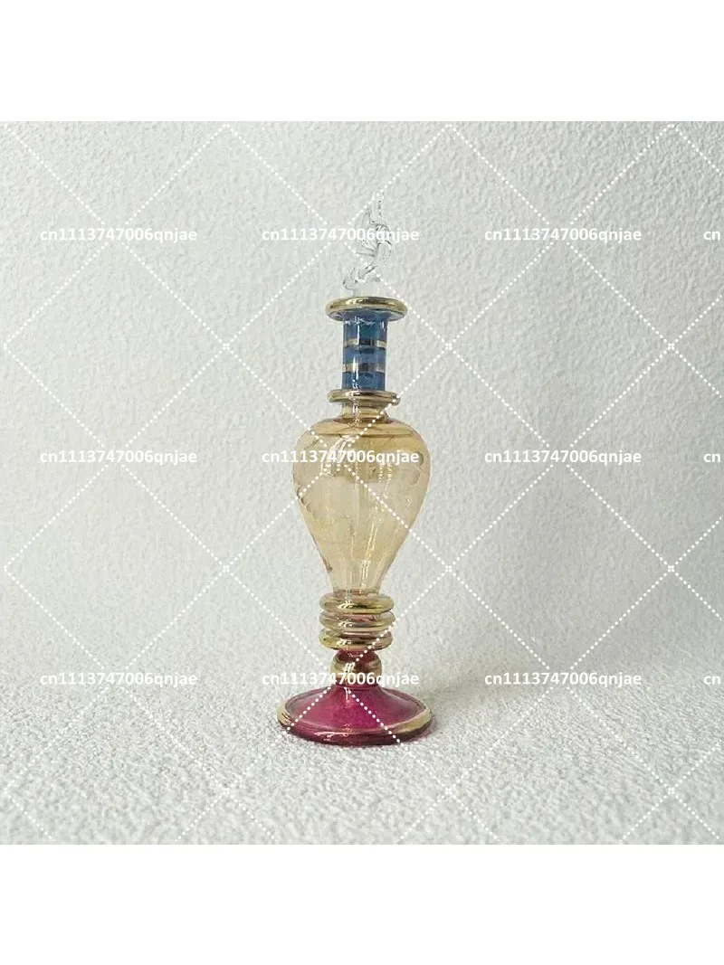 Home Textiles And Decor - Botella de Vidrio Multicolor Hecha a
