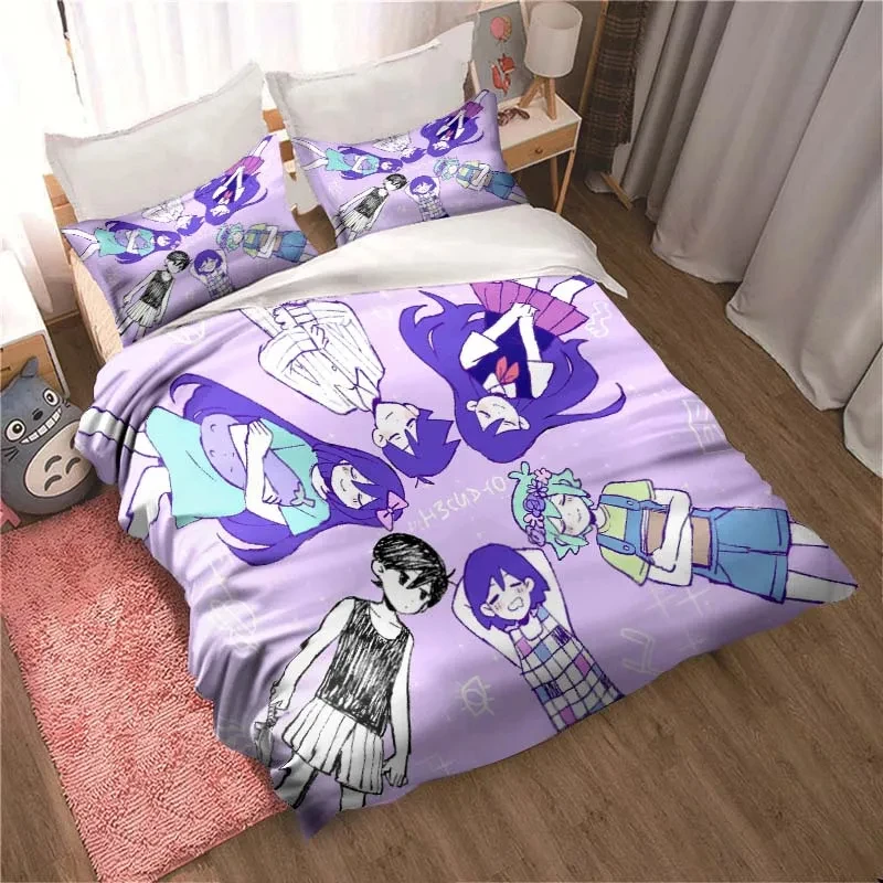 Home Textiles Bedding - Juego de cama con estampado 3D