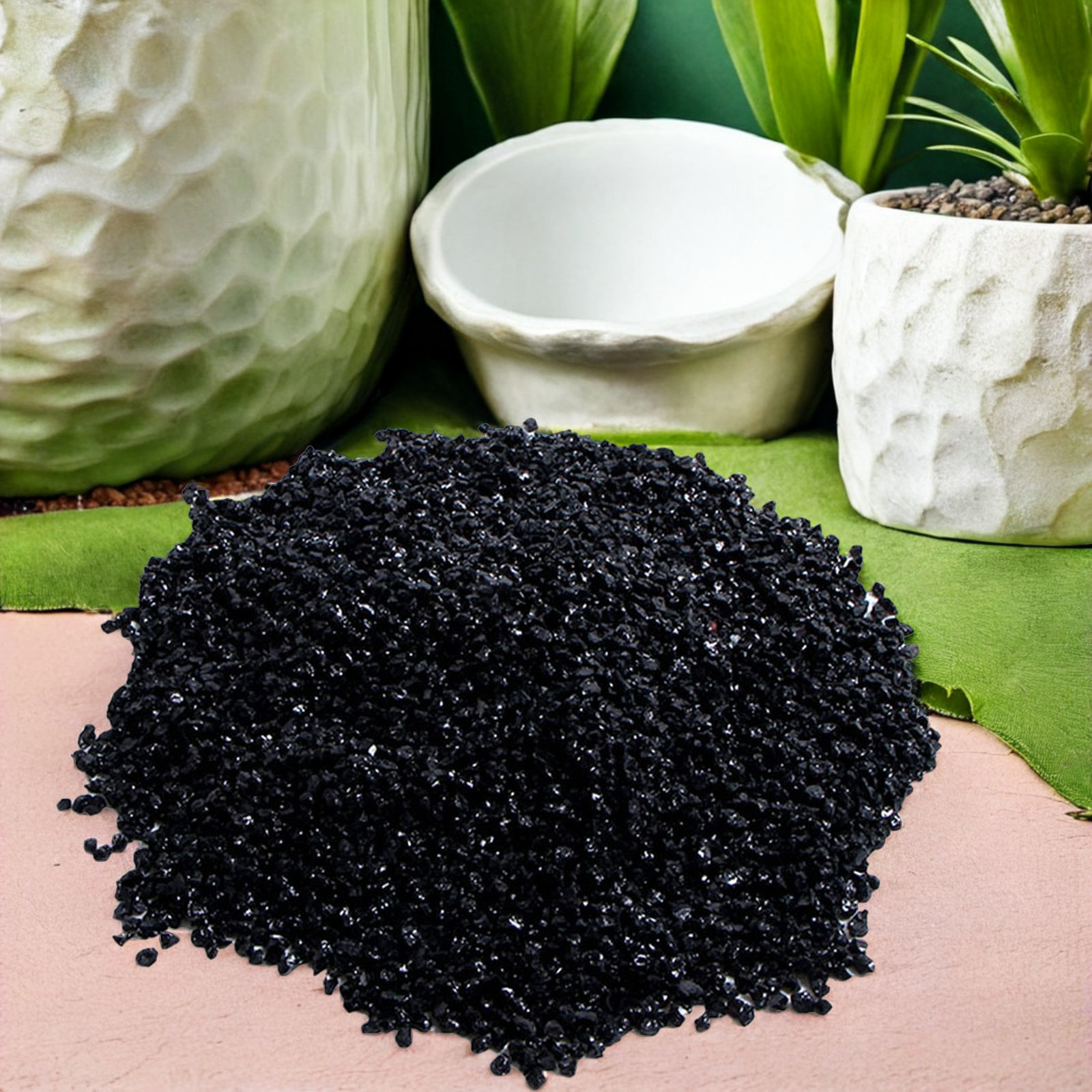 Home Textiles And Decor - 100G 2Mm Polvo de Turmalina Negra