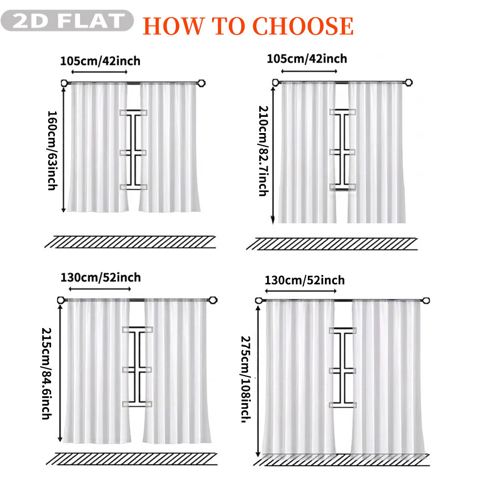 Cortinas Transparentes Planas  - Home Textiles And Decor reseña y precio
