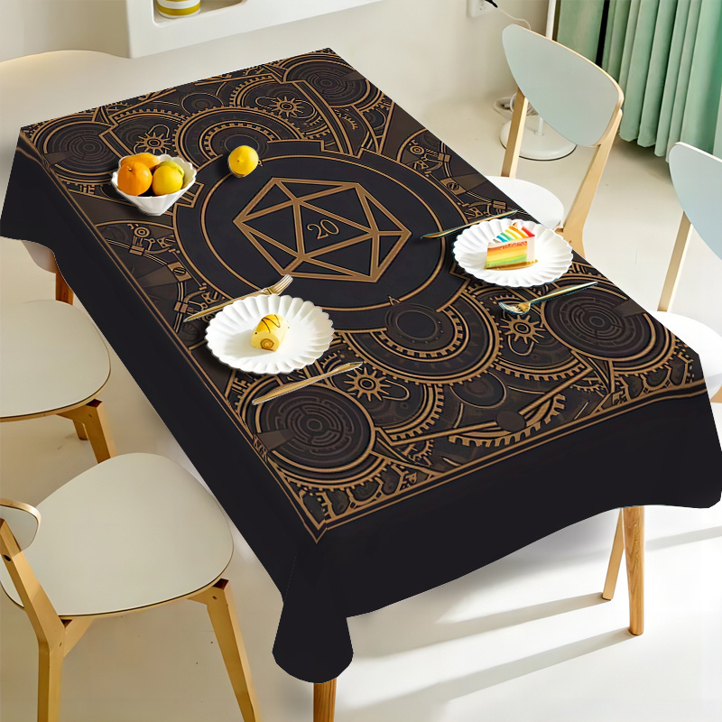 Mantel con diseño de engranaje - Home Textiles And Decor reseña y precio