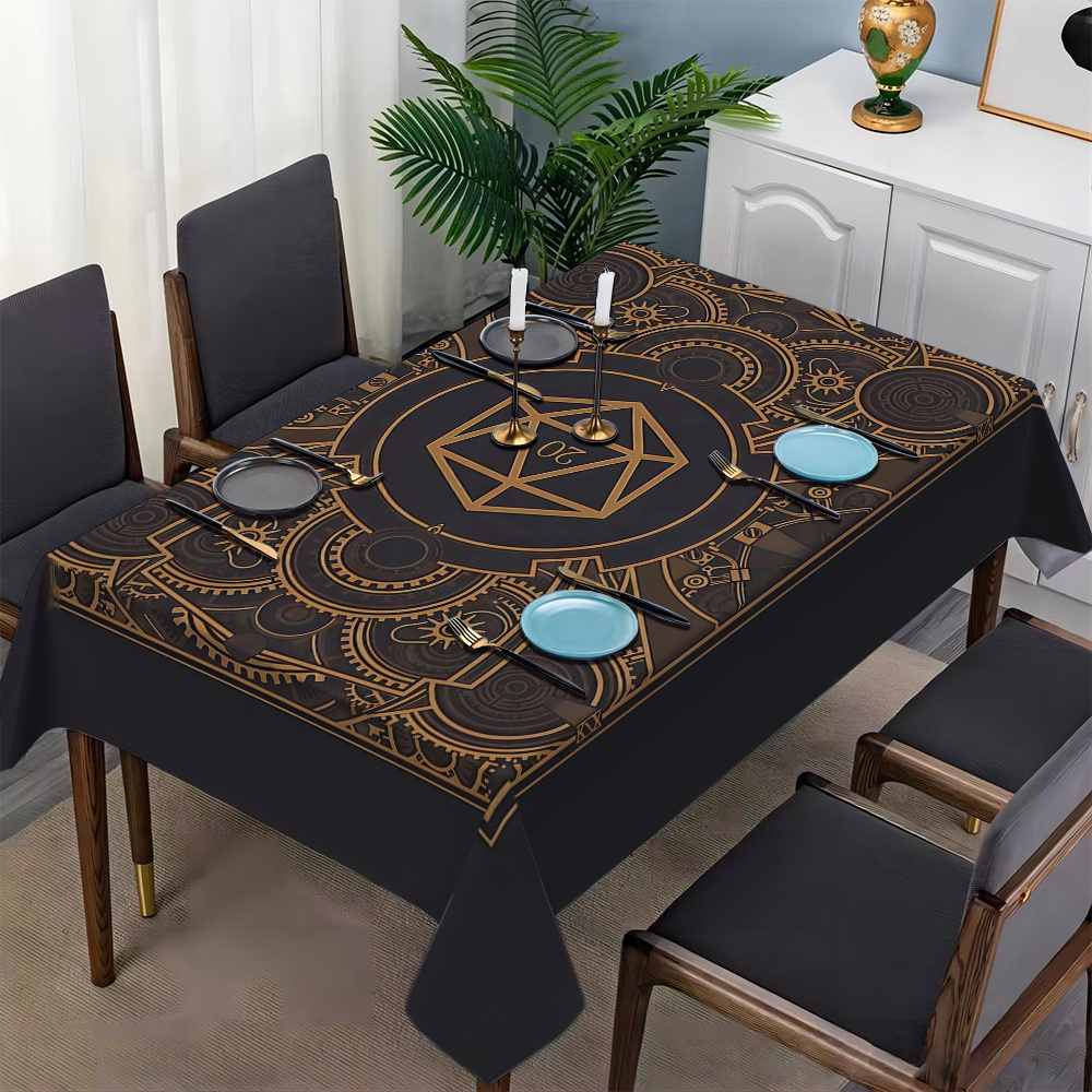 Mantel con diseño de engranaje - Home Textiles And Decor reseña y precio
