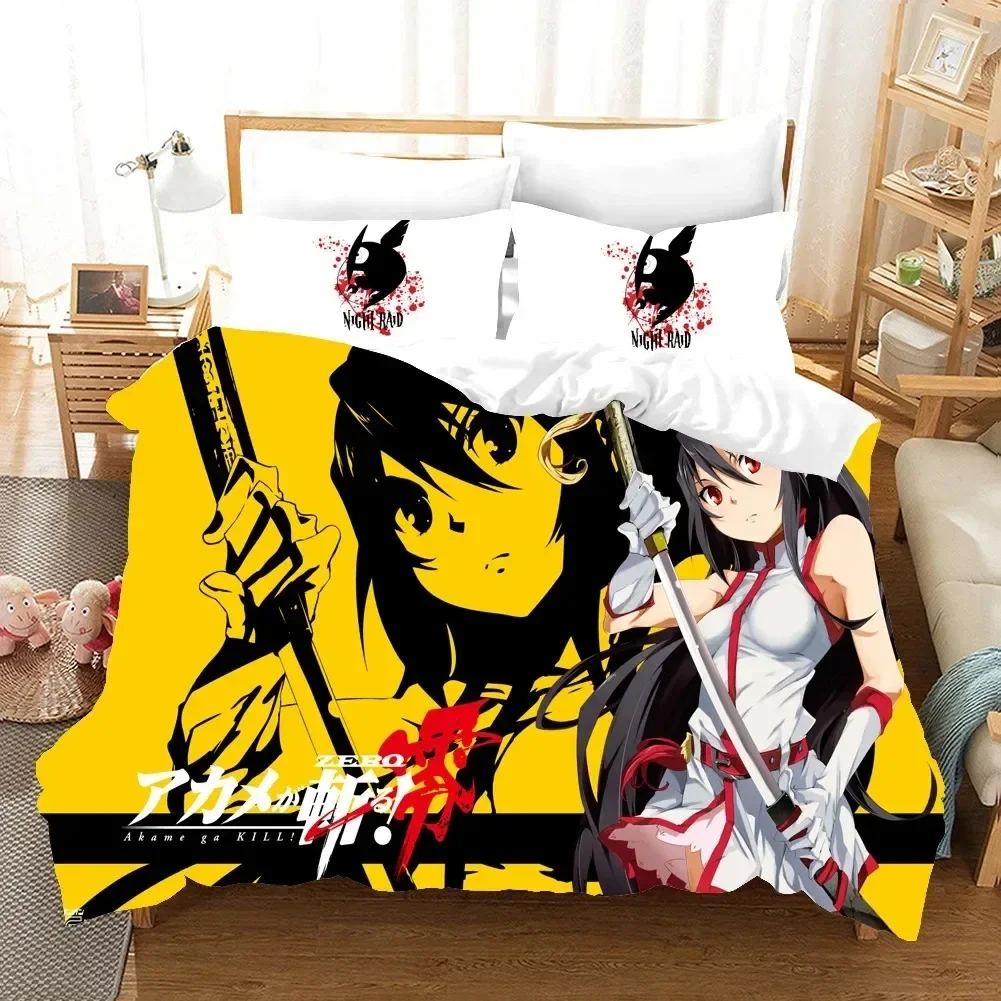 Juego de cama de Anime Akame g - Home Textiles Bedding reseña y precio
