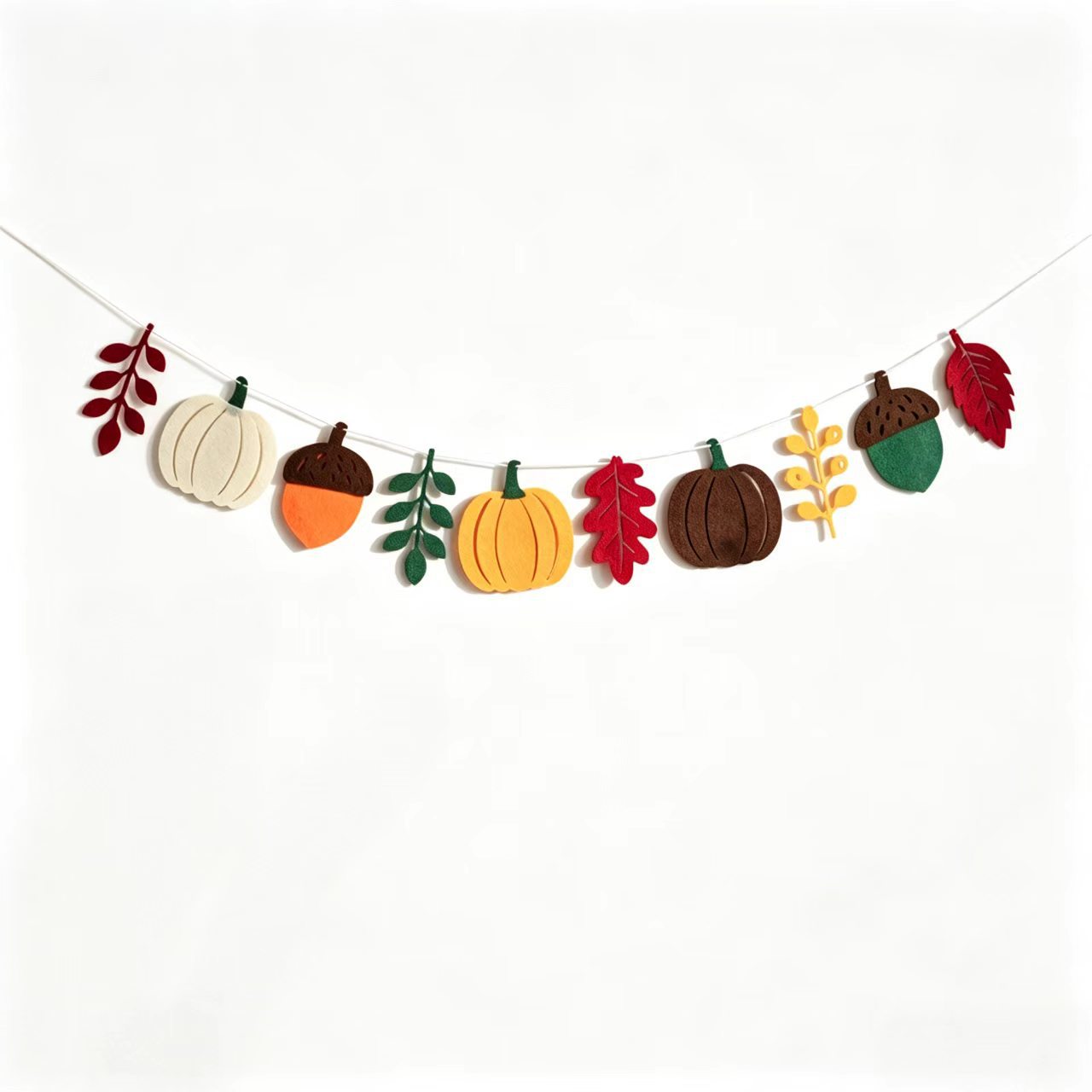 Bandera de Hojas de Calabaza O - Home Textiles And Decor reseña y precio