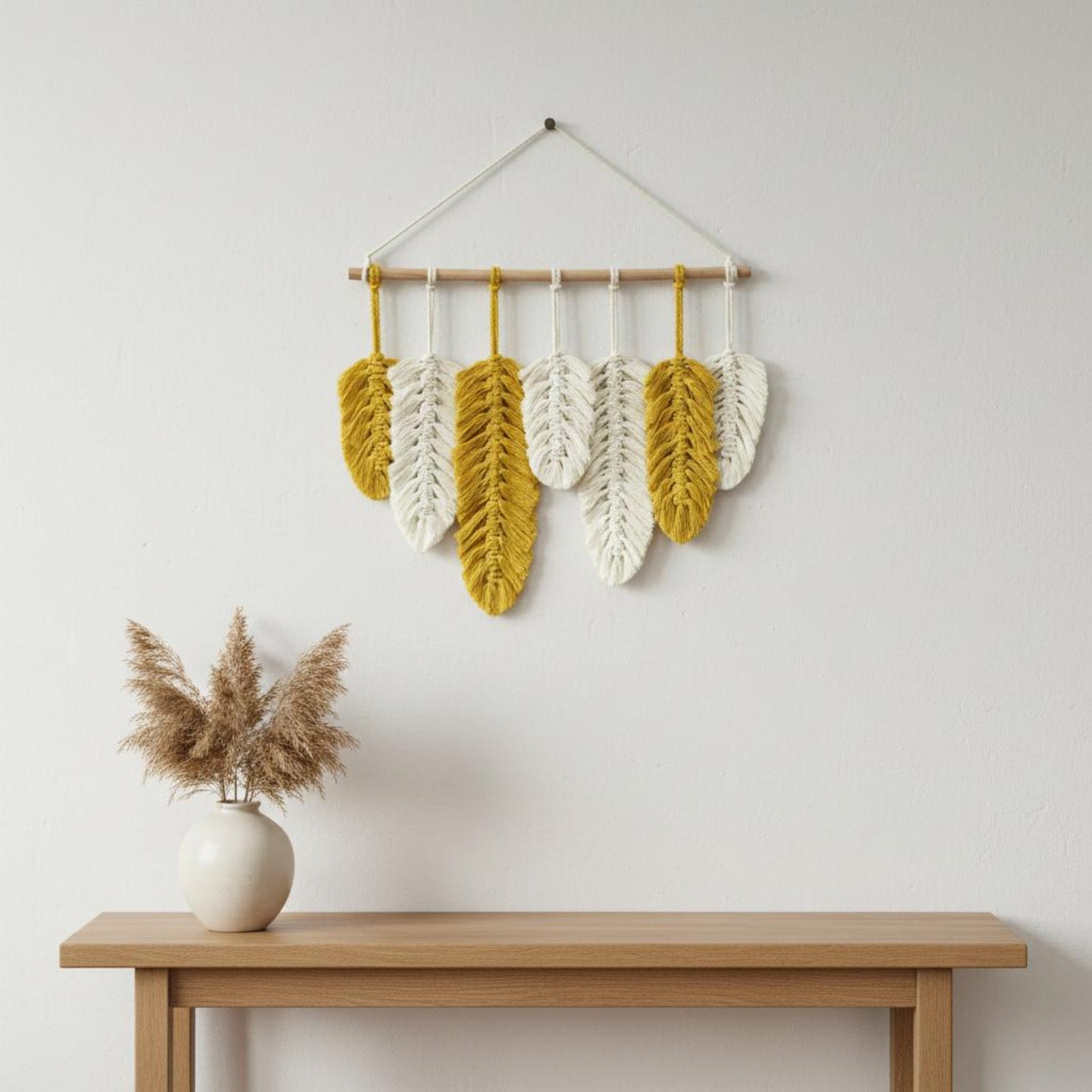 Tapiz de Pared de Macramé con  - Home Textiles And Decor reseña y precio